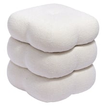 Zinnia Chenille Swivel Ottoman